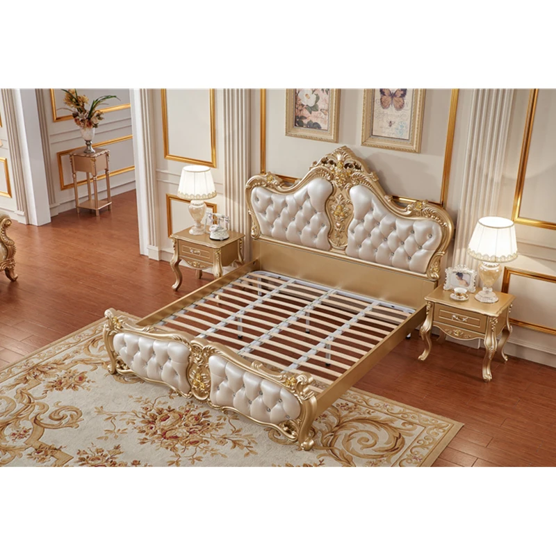 Распродажа домашняя мебель для спальни французская антикварная кровать