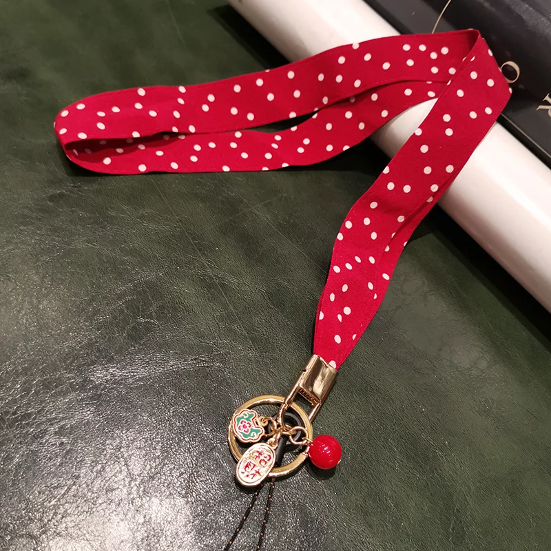 

For iphone Huawei Redmi Phone Samsung Xiaomi Lucky Phone Long String Traditional Chinese Red Phone Lanyard