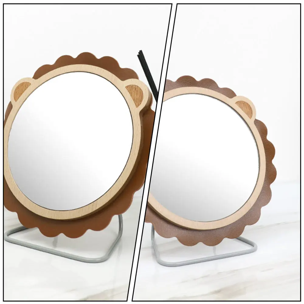 

1pc Household Desktop Cosmetics Mirror Girl Makeup Mirror Practical Mirror