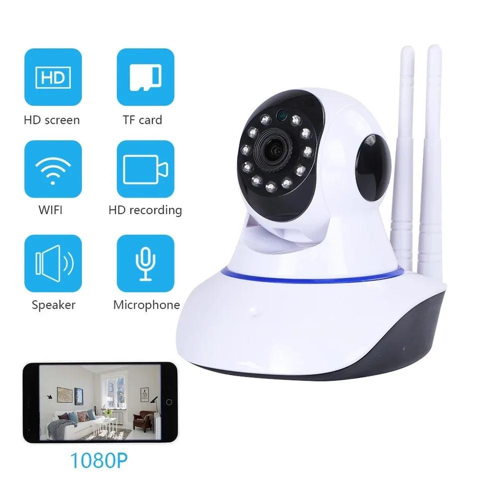 1080P IP Camera Wireless Home Security Surveillance Wifi Night Vision Baby Monitor CCTV 1920*1080 | Безопасность и защита