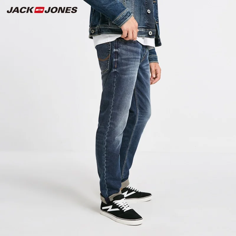 JackJones зимние мужские хлопковые теплые удобные джинсы мужская одежда 218432514 |