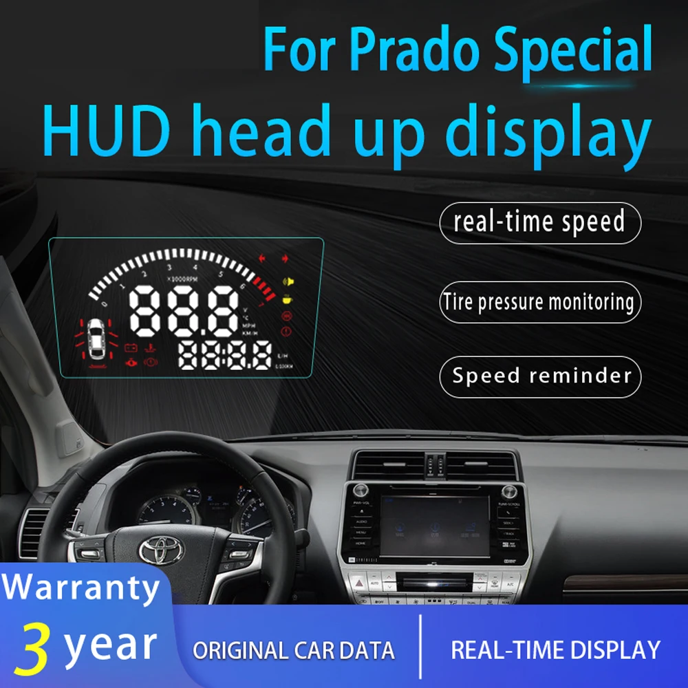 Автомобильная головка вверх дисплей HUD левая рука вождения OBD II проекционный