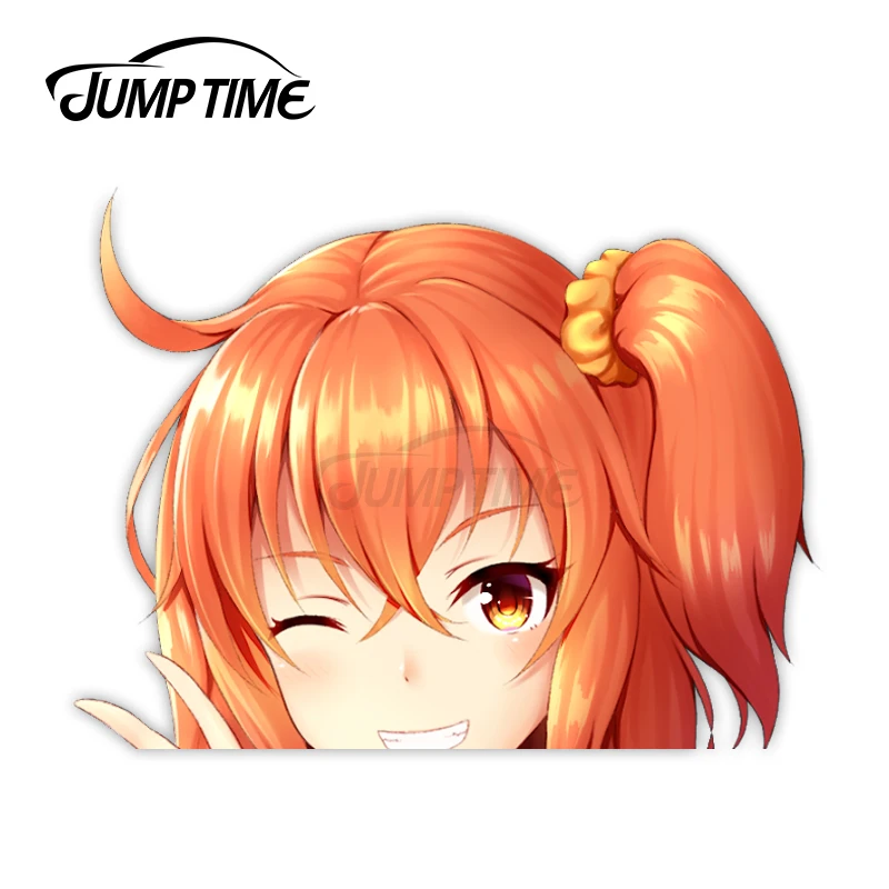 Виниловая наклейка на автомобиль с изображением больших голов Fujimaru Ritsuka (женская)