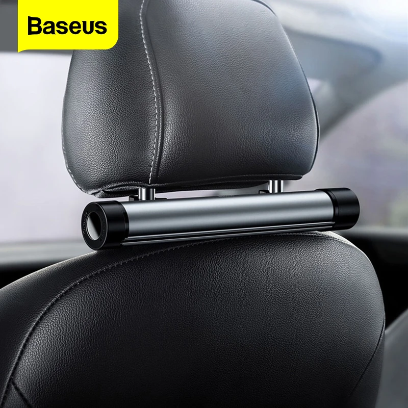 Baseus Car Organizer Backseat Storage Bag Trash Bin Metal Can Dustbin Alloy Garbage for Auto Back Seat Accessories |