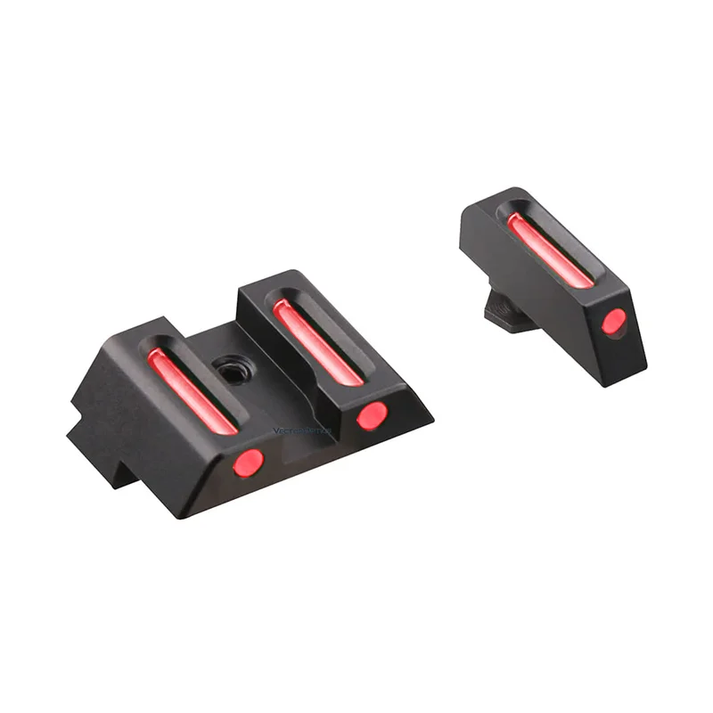 Векторная Оптика Пистолет передний задний волоконно оптический боевой прицел