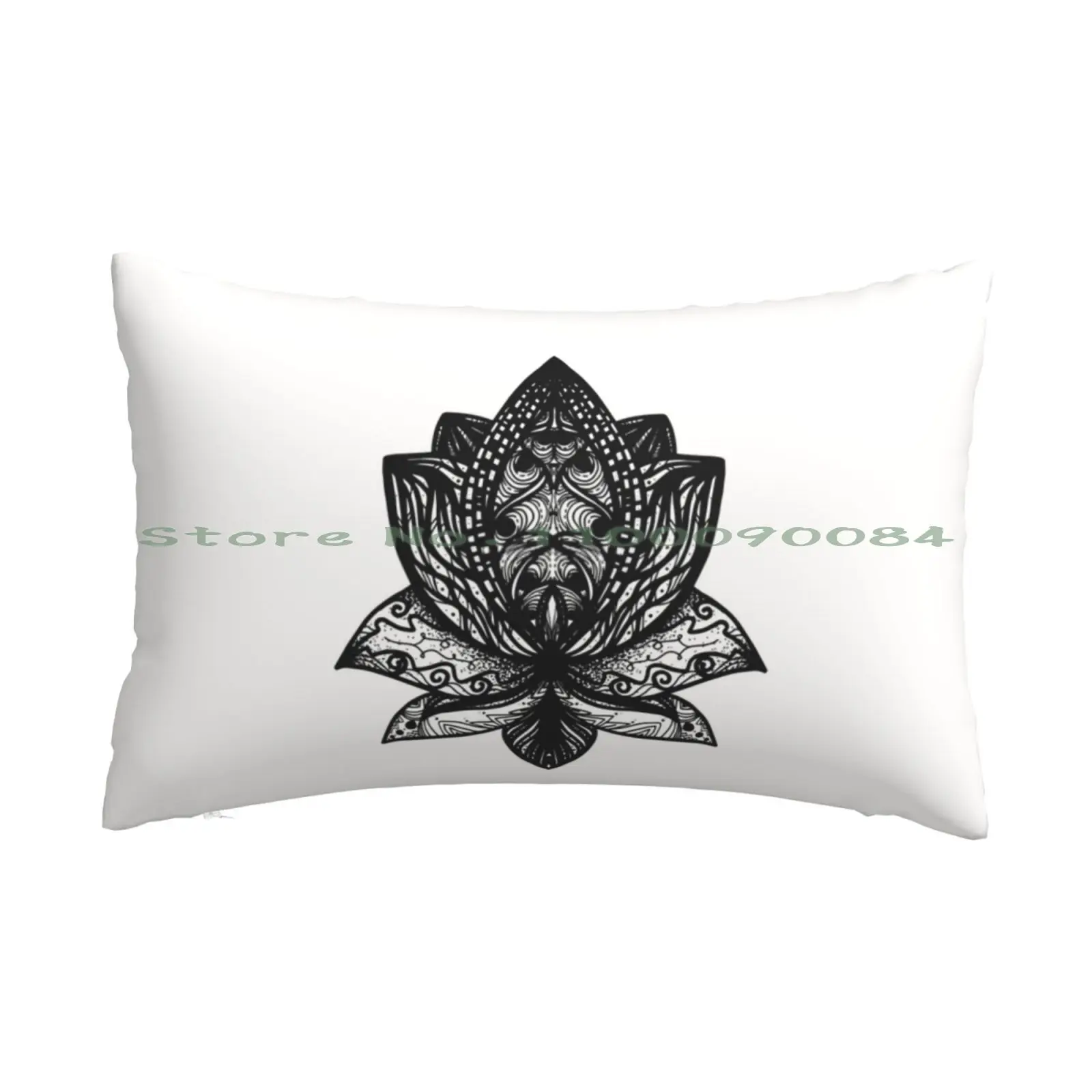 Черная подушка в форме цветка лотоса чехол 20x30 50*75 для дивана спальни Mv Agusta Motorsport