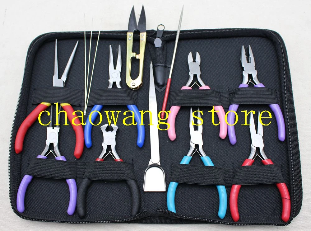 ЮВЕЛИРНЫЕ ИНСТРУМЕНТЫ набор инструментов для бисероплетения Набор плоскогубцев