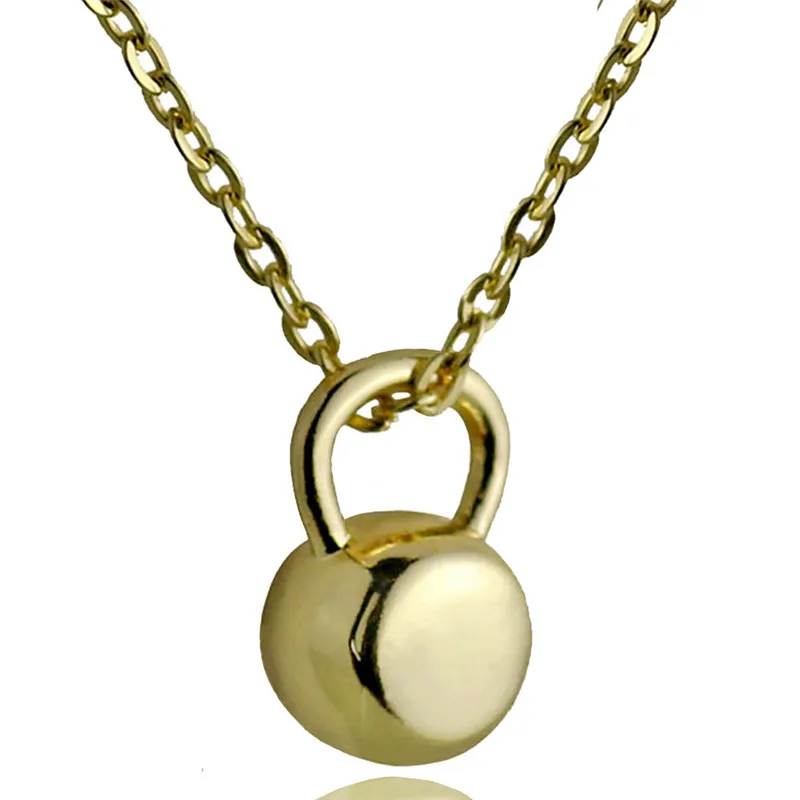 Крошечное ожерелье с подвеской колокольчиком в виде чайника ювелирные изделия