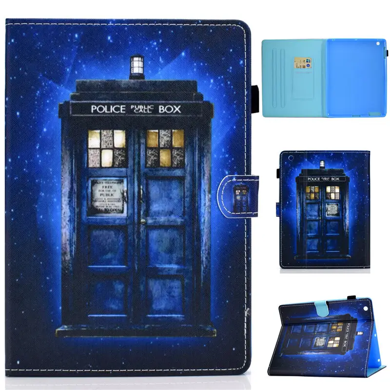 S041 Мультфильм Cat Чехол для Apple iPad 2/3/4 чехол Funda планшет силиконовый чехол из искусственной кожи для iPad2 iPad3 iPad4 Стенд кожи в виде ракушки+ стилус+ Защитная пленка на экран - Цвет: S041
