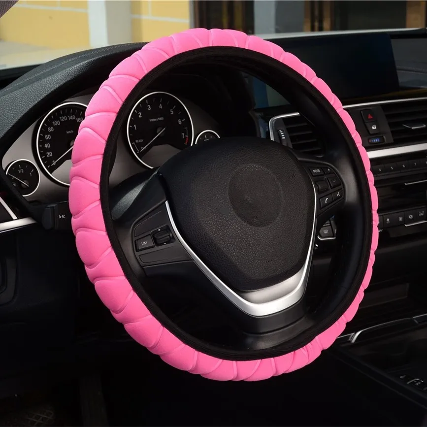 

Великолепный Шелковый чехол на руль Jackey, универсальный износостойкий Противоскользящий чехол для 38 см, автомобильные аксессуары