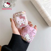 hello kitty is suitable for apple airpods 12 generation airpods pro bluetooth compatible earphone protective shell