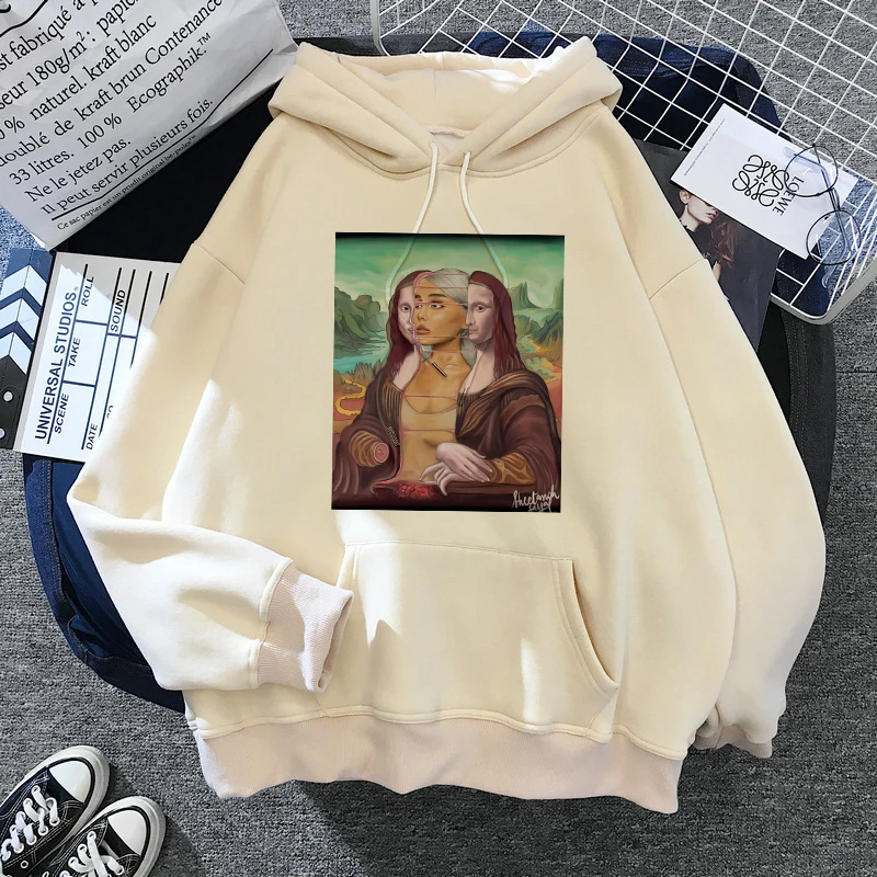 Толстовка Ariana в стиле оверсайз с надписью Гранде женское худи уличная хип-хоп