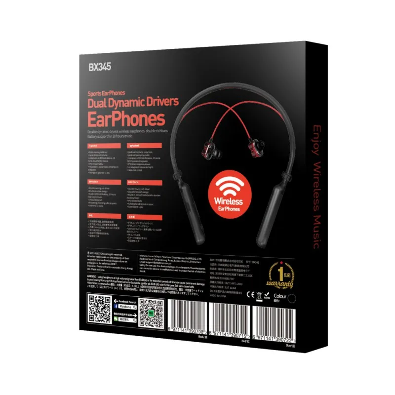 2019 In-ear Беспроводной Bluetooth Водонепроницаемый гарнитура защита от пота мега бас