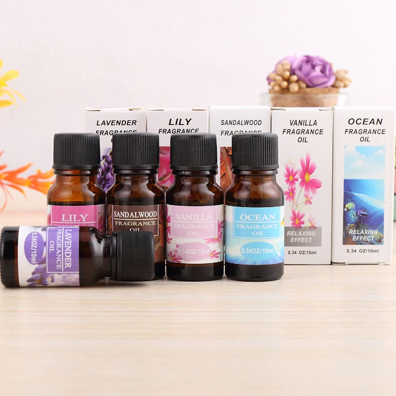

10ML Essential Oils For humidifier Diffuser Essential Oils fragrance aroma diffuser Lavender Lemon Sandalwood Cherry JY7