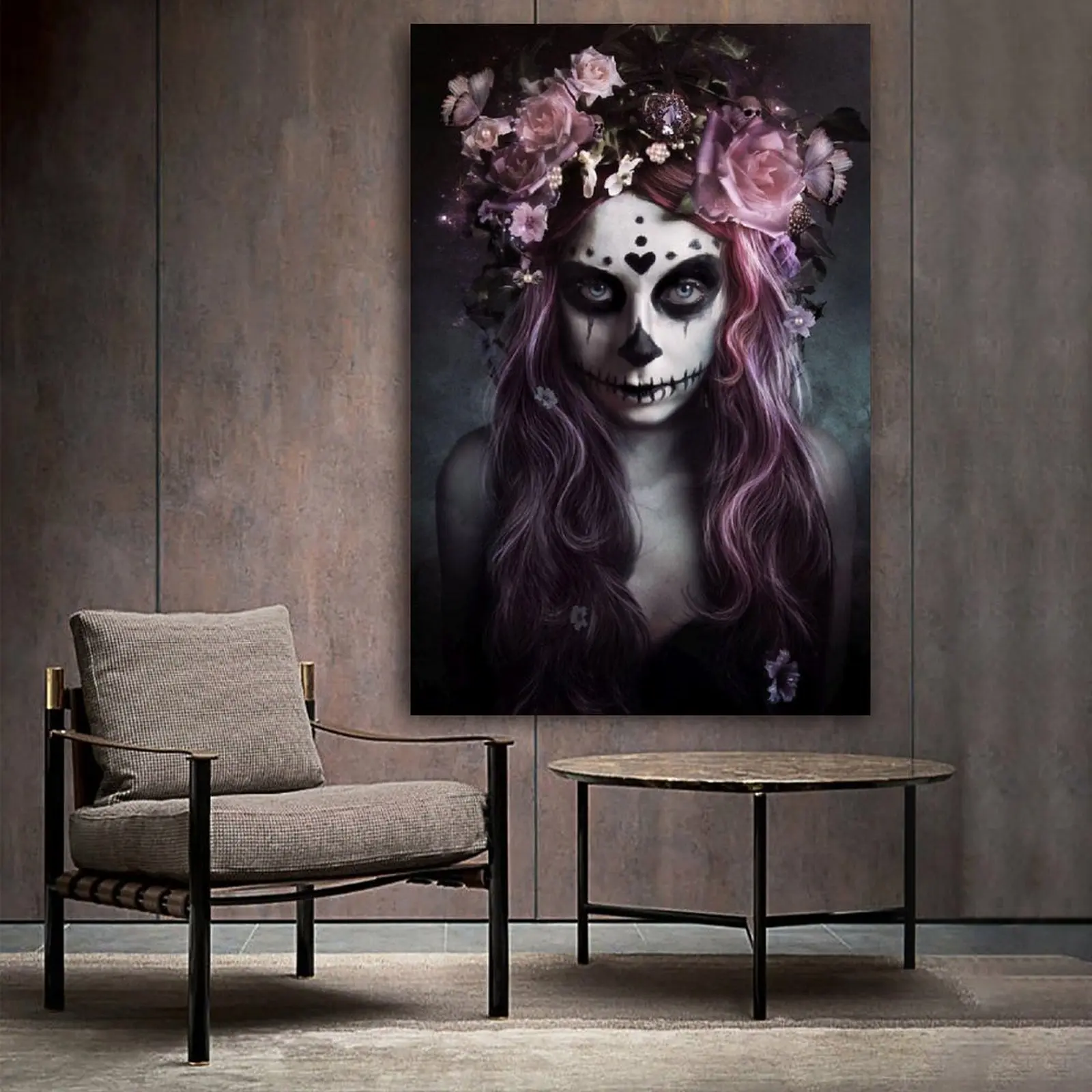 

Day of The Dead Poster Tattoo Dia De Muertos Poster And Wall Art Picture Print Modern Family Bedroom Decor Posters