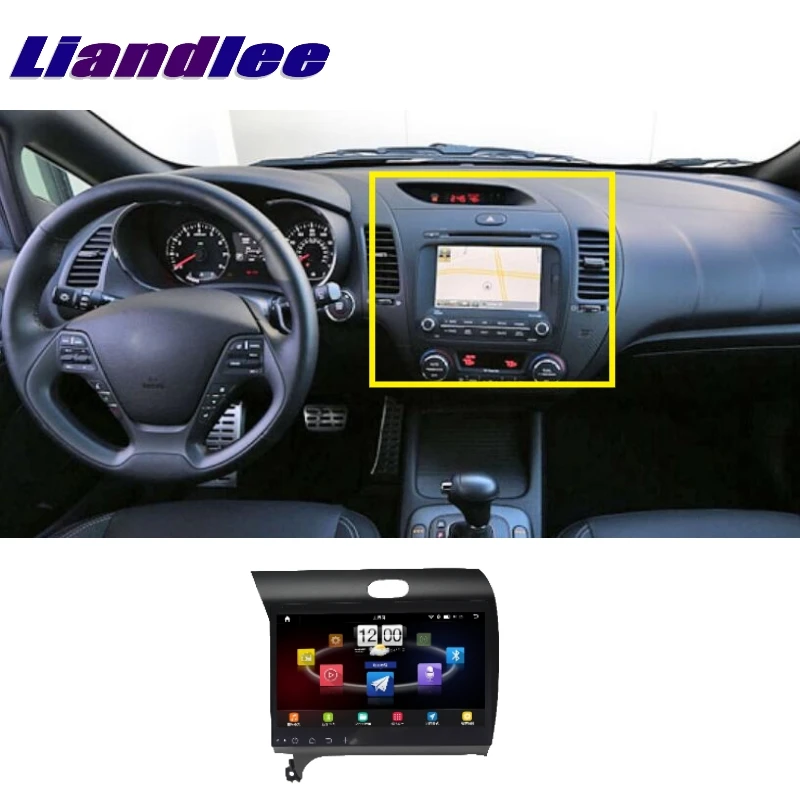 Для Kia Forte K3 Cerato 2012 ~ 2017 LiisLee Автомобильный мультимедийный ТВ DVD GPS аудио Hi-Fi Радио
