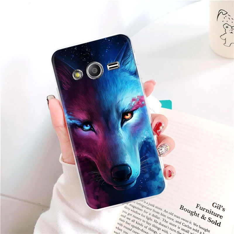 

TPU Soft Silicone Phone Covers for Samsung M10 M20 A10 A30 A40 A50 A70 S10 M30 J2 Core Lovely White Hair Cat Printing Phone Case