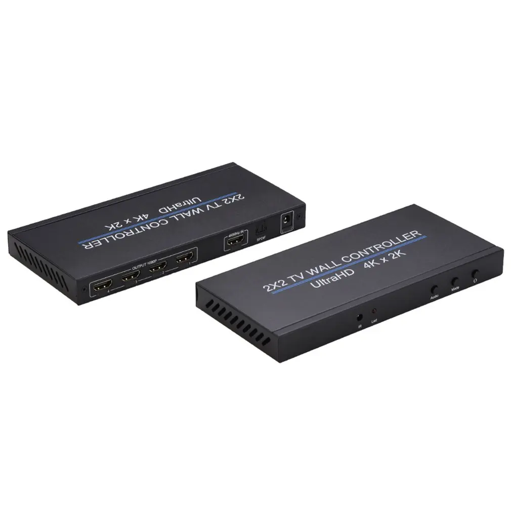 

1080P HDMI-совместимый контроллер для сращивания изображений 2x 2 процессор для сращивания с одним нажатием функция сращивания изображений