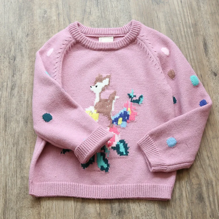 Вязаный свитер с круглым вырезом и рукавами Новинка 2019 года мягкая трикотажная