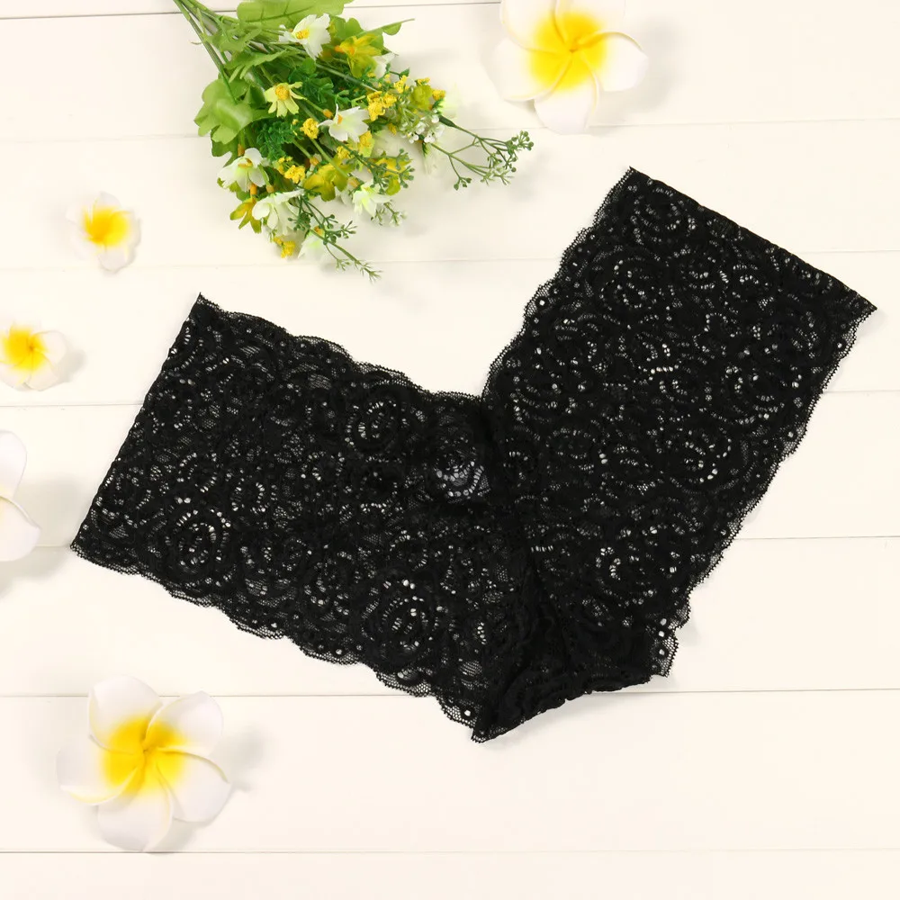 Сексуальное кружевное нижнее белье женские трусики с высокой талией кружевные