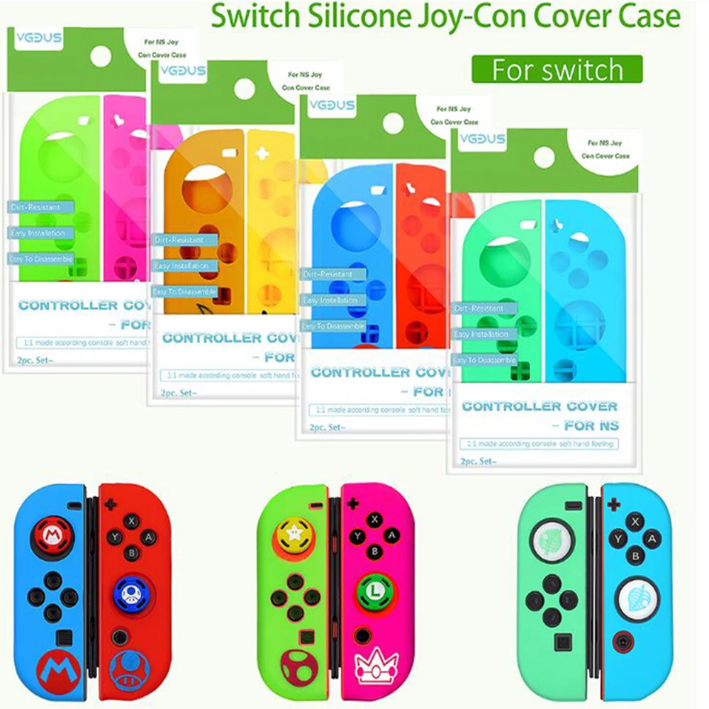 Для игрового контроллера Nintendo Switch Joy-con с рукояткой джойстик кожаным чехлом