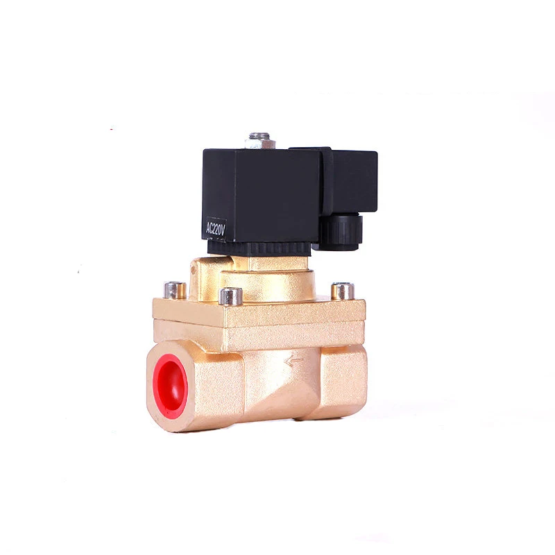 

3/4" High Pressure 5Mpa Normally Closed Brass Solenoid Valve Pilot Solenoid Valve Withstand Pressure Of 50 Bar 220V 110V 24V