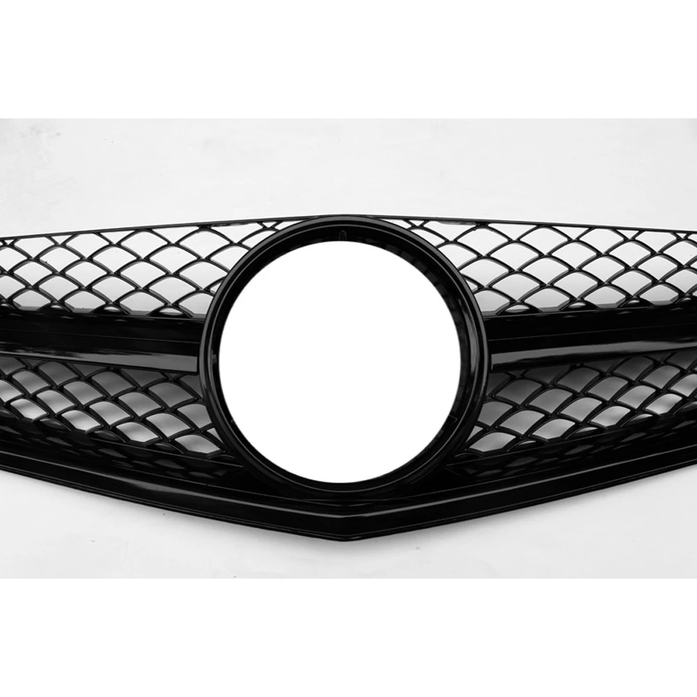 Решетка капота 2008-2011 глянцевая черная и матовая только для Mercedes Benz W204 C63AMG |