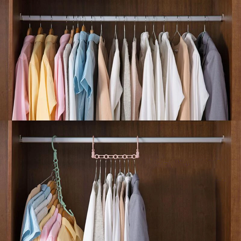 5 отверстий подвесная круглая вешалка для одежды сушилки многофункциональные