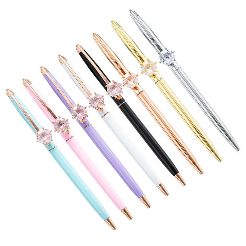 

Стильная шариковая ручка со стразами для плавного письма с изысканным алмазным зажимом