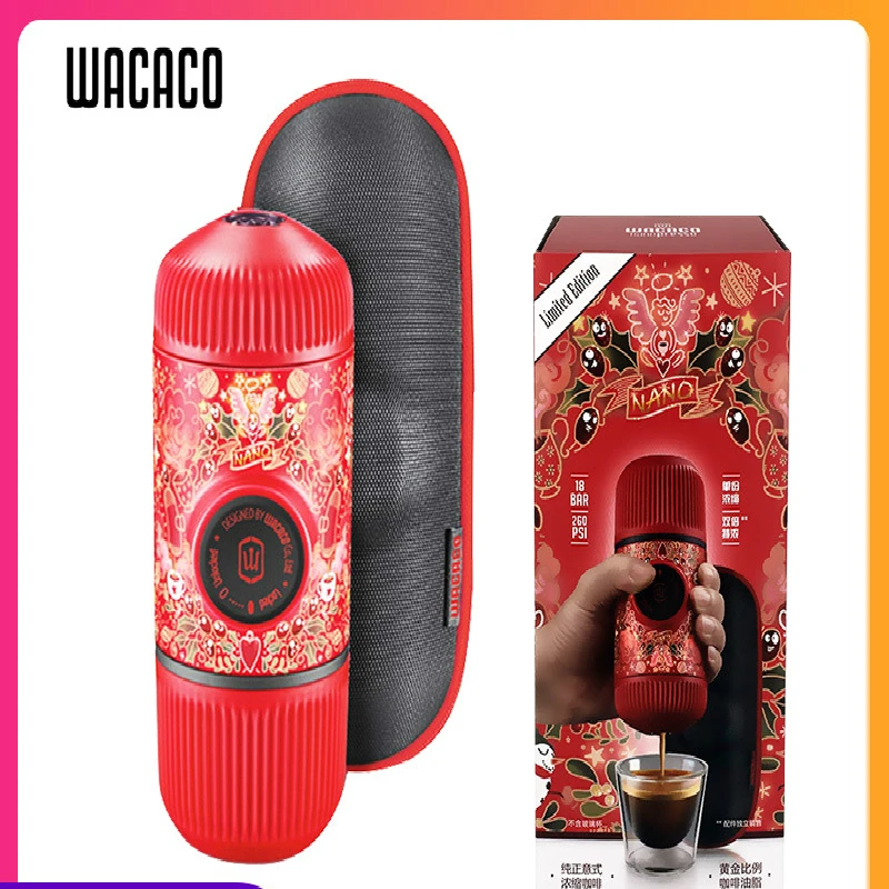 Wacaco портативная ручная пресс-Кофеварка двух поколения nanchoppress и кофе на открытом воздухе с ручным управлением