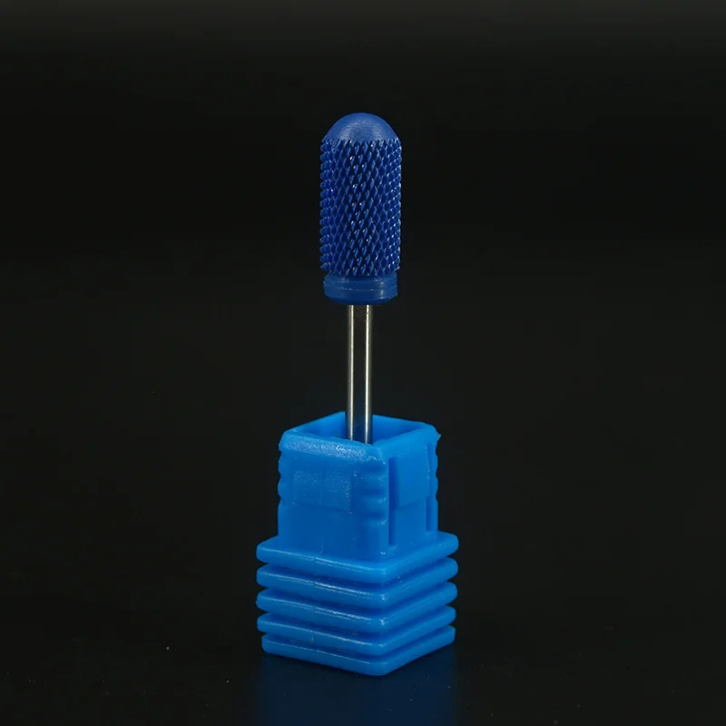 Круглый M маникюрный салон синий керамический сверло для ногтей фрезы пилка