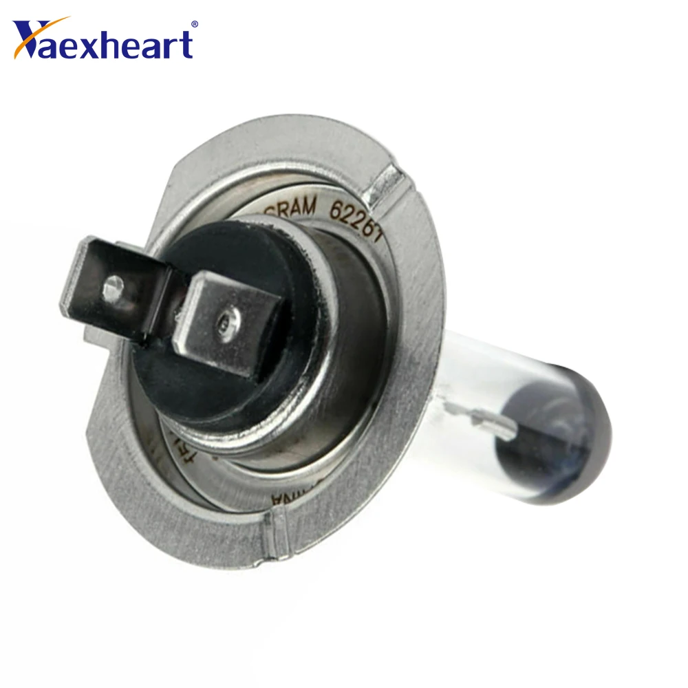 

100% 2 PCS Genuine H7 12V 80W PX26d 62261 Left Right Super Bright Off Road Bulb Halogen Lamp H7 80W 62261 For Universal Vehicle