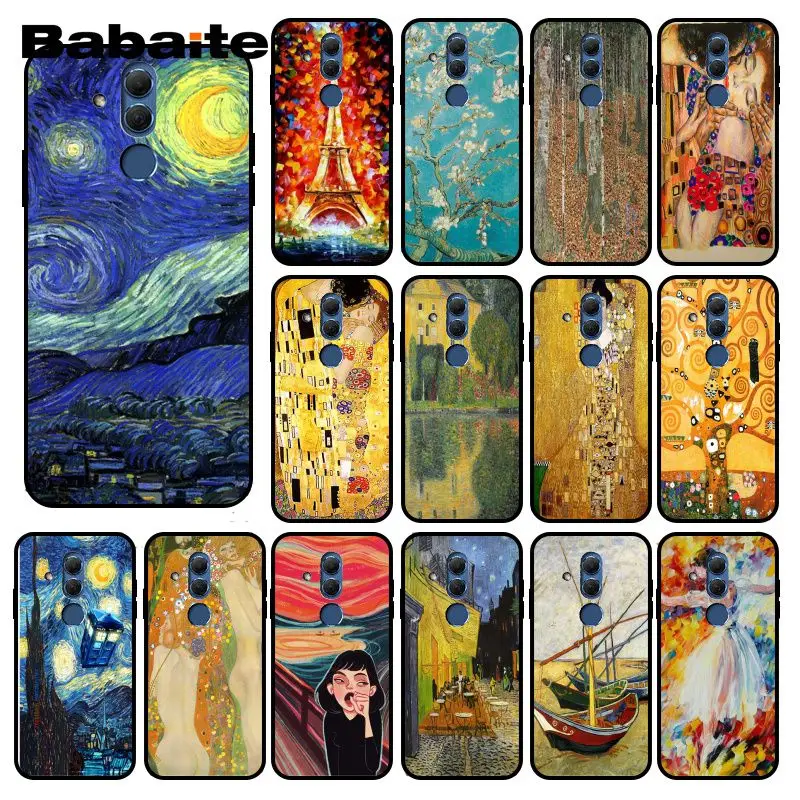 Чехол для телефона Babaite Kiss Gustav Klimt Van Gogh Звездная ночь звезда Huawei Mate 10 20 Lite 20X Mate20 Pro
