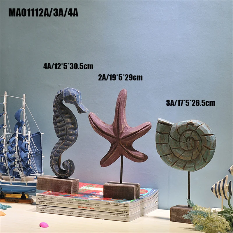 Новейшие ремесла по дереву в средиземноморском стиле морская звезда ракушка