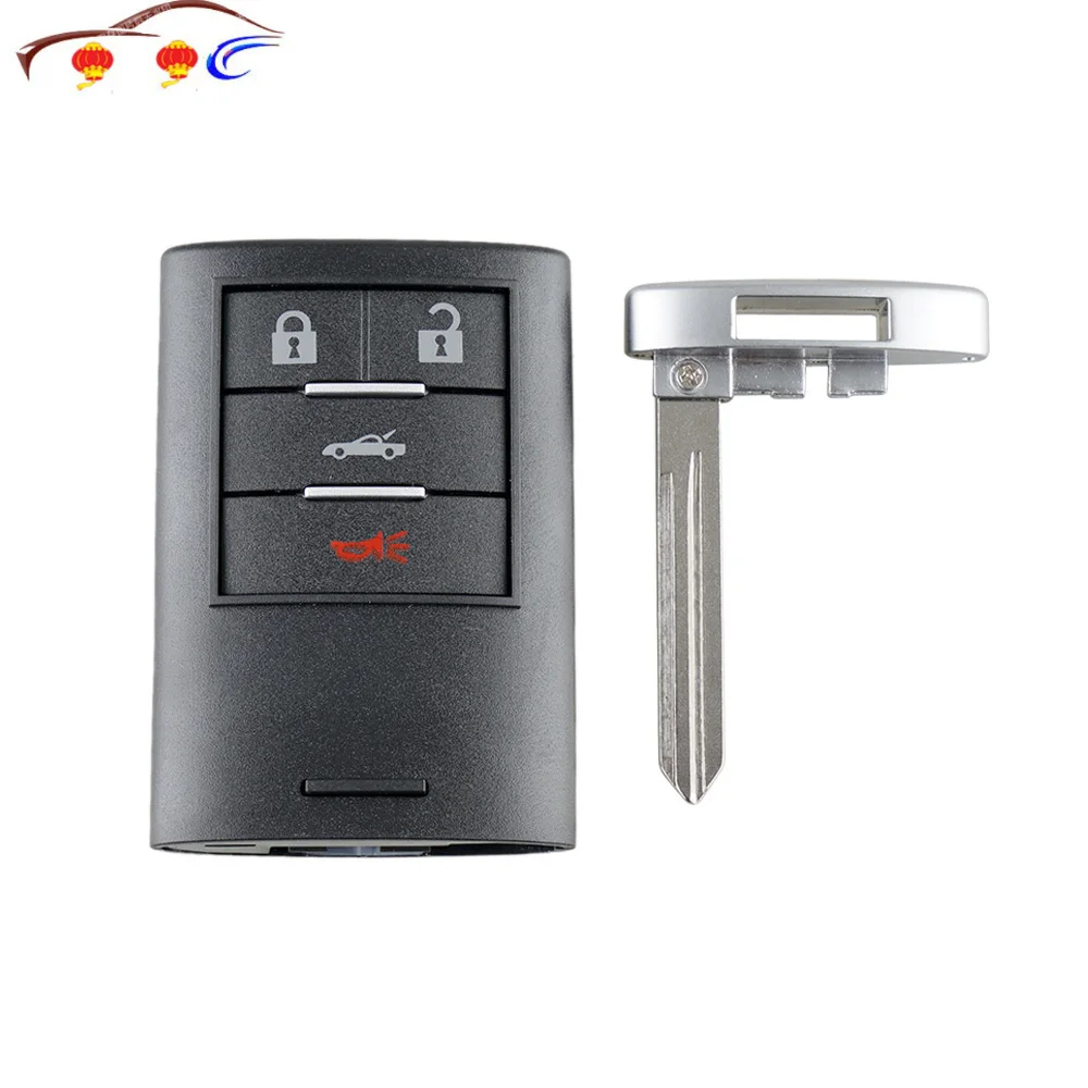 

2023 New Shell Case With Small Key Case 4 Button Only For Chevrolet Corvette Cadillac Smart Key 4 BTN M3N5WY7777A Car Key Shell