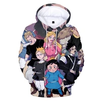 japanese anime ranking of kings hoodies men kawaii cartoon bojji ousama graphic streetwear unisex harajuku sweatshirts male