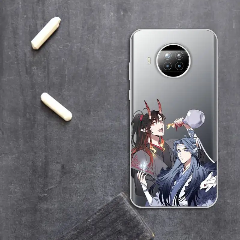 

Mo Dao Zu Shi anime Phone Case Transparent for Xiaomi Redmi note 10 t 8 9 pro lite 11