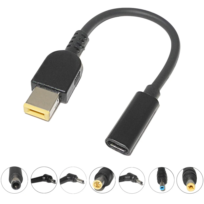 Зарядное устройство USB 3 1 Type C для ноутбука адаптер питания конвертер мама на 4 0*1 35