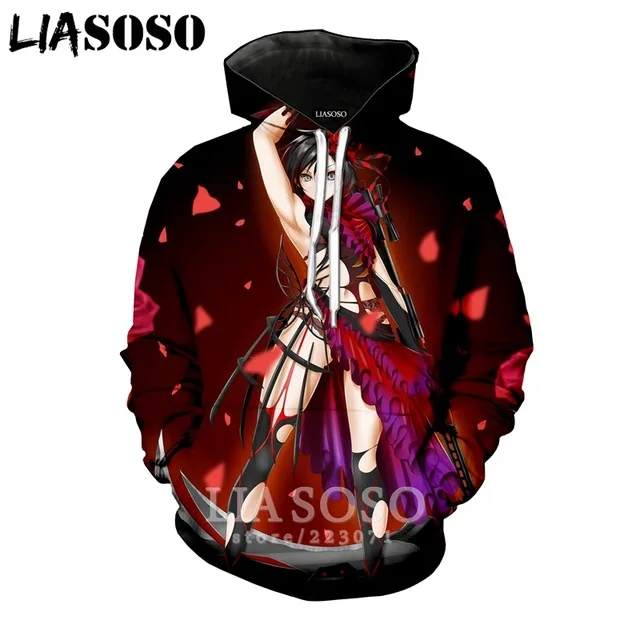 As shown 18 LX 3d принт зимняя новая одежда для мужчин и женщин толстовка Аниме RWBY Толстовка с длинным рукавом Топ Повседневный пуловер в стиле Харадзюку хип-хоп - Цвет: As shown 18