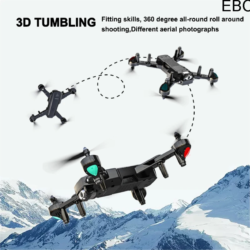 EBOYU L103 WiFi FPV RC Drone 4K/1080P Wide Angle Dual Cameras Optical Flow Altitude Hold Quadcopter -22min Flight Time | Игрушки и хобби