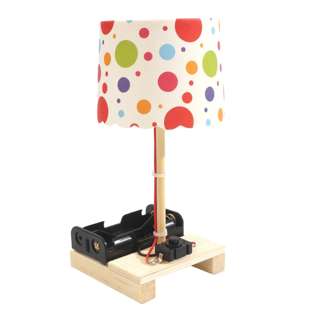 Детская игрушка для обучения IQ DIY научного эксперимента мини настольная лампа