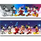 Алмазная 5D картина Микки Маус, полноразмернаякруглая вышивка, мультяшное животное, мозаика для домашнего декора, вышивка крестиком, 5D