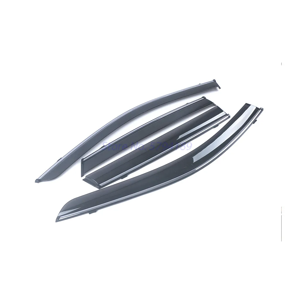 

For Haval Jolion 2021 Window Rain Shield Shelter Sun Visor Protector Cover Trim Frame ABS Plastic Car Accessories