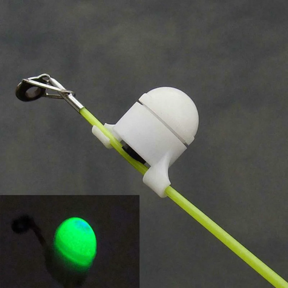 

1pc Sea Coarse Fishing LED Rod Tip Warning Fishing Float Night Light Clip On Strike Bite Alarm Alert Light Glow