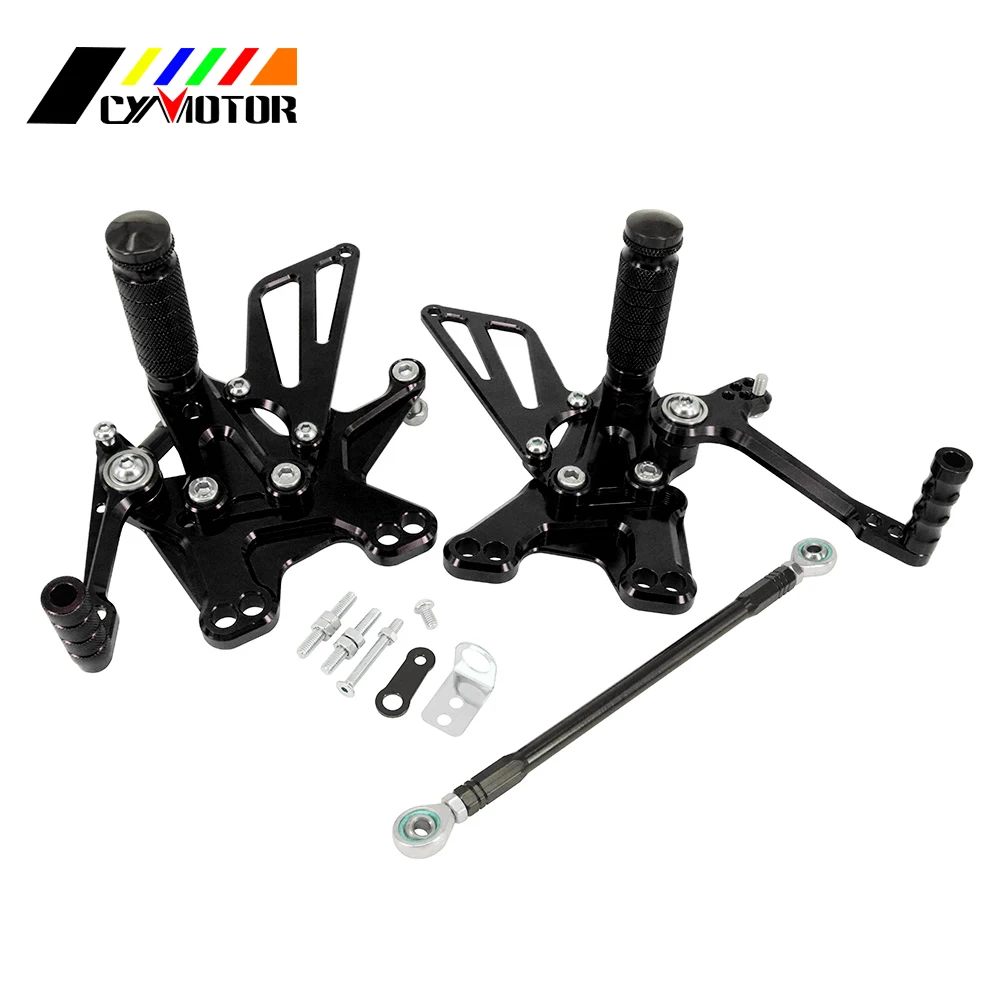 Мотоцикл с ЧПУ Регулируемые подножки подножек для KAWASAKI ZX10R ZX 10R 2011 2012 2013 2014 2015 11 12 13