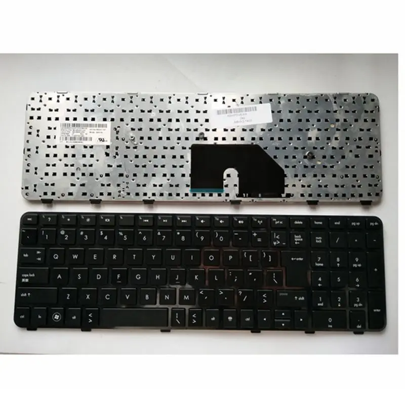 US клавиатура для ноутбука hp DV6 DV6T DV6-6000 DV6-6100 DV6-6200 DV6-6b00 dv6-6c00 черная с надписями на английском NSK-HWOUS или 665937-251