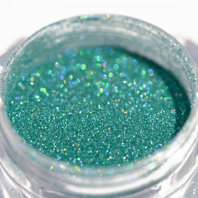 1 5-1 8 г/кор. порошок для ногтей синий серый лазерный блестящий ультратонкая