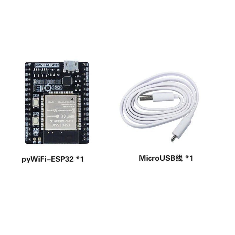 Обучающая макетная плата Nvarcher Py WiFi ESP32 Micro Python WIFI|Запасные части| |