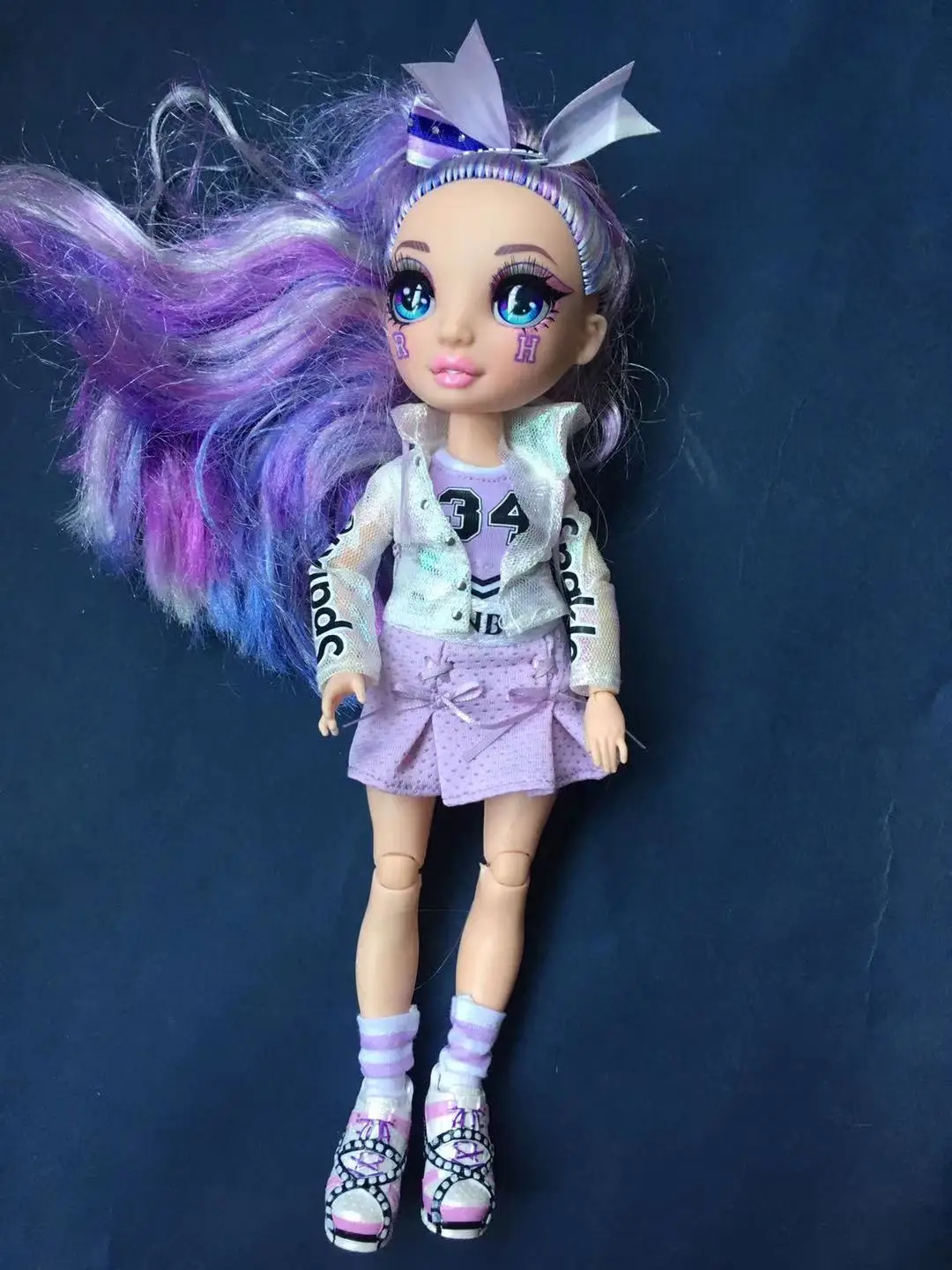 Радуга кукла йоги модное тело сестра реальные ресницы куклы головы мягкие