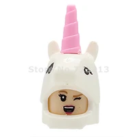 

Feleph Animal Figure Head Moose Otter Sika Deer Kangaroo Koala Rabbit Cat Cow Toucan Lion Building Blocks Toys PG8224 PG8223